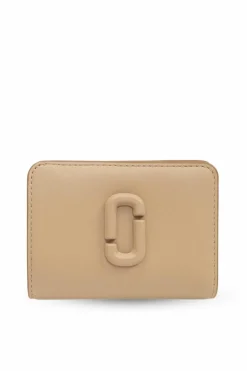 Marc Jacobs BRĄZOWY Portfel z logo