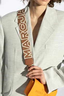 Marc Jacobs BRĄZOWY Regulowany pasek do torby