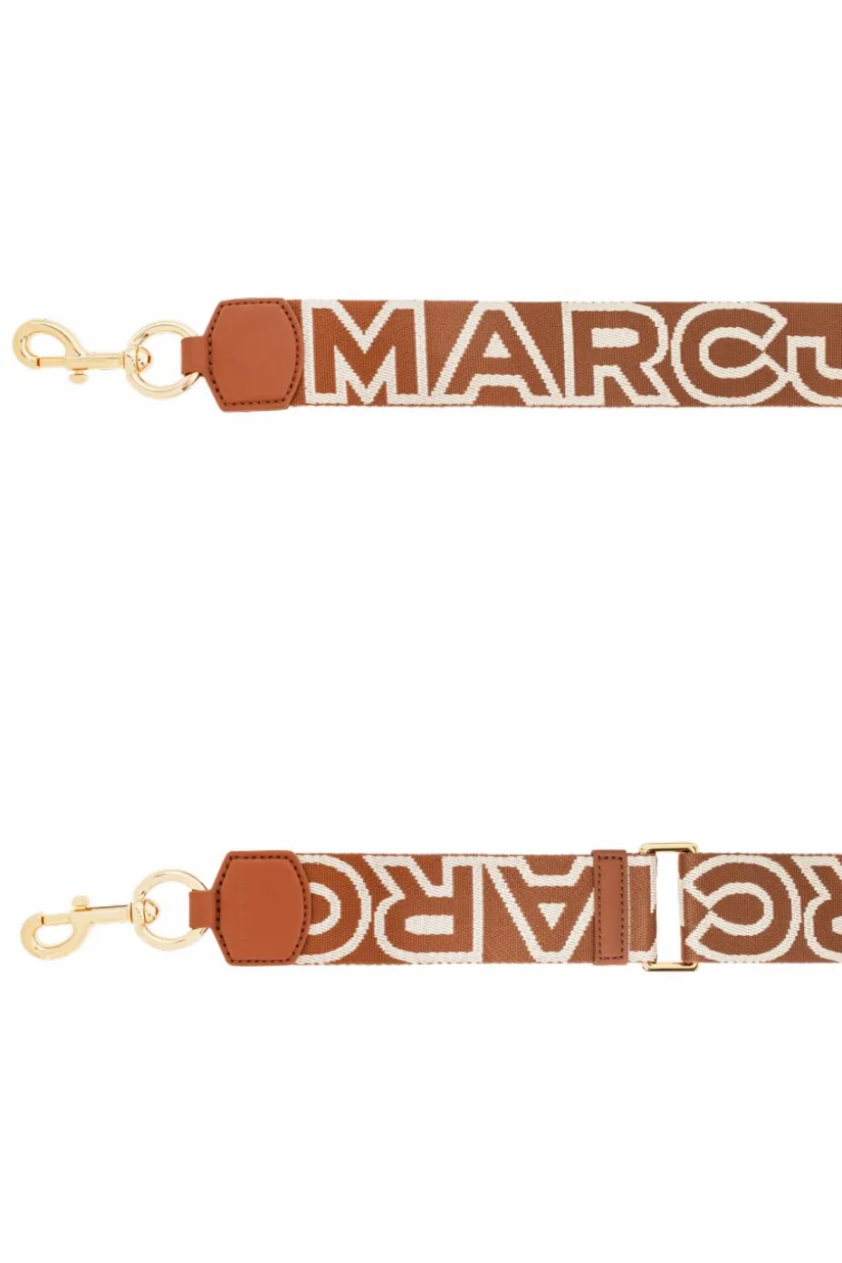 Marc Jacobs BRĄZOWY Regulowany pasek do torby