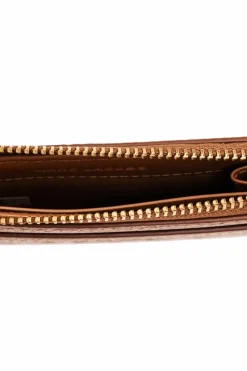 Marc Jacobs BRĄZOWY Skórzany portfel