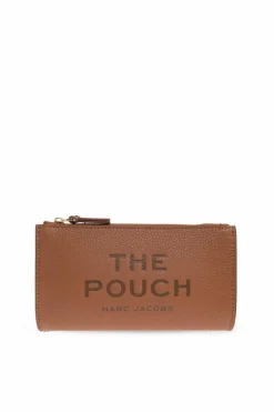 Marc Jacobs BRĄZOWY Torba do ręki z logo