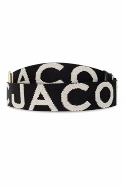 Marc Jacobs CZARNY Pas do torby z logo
