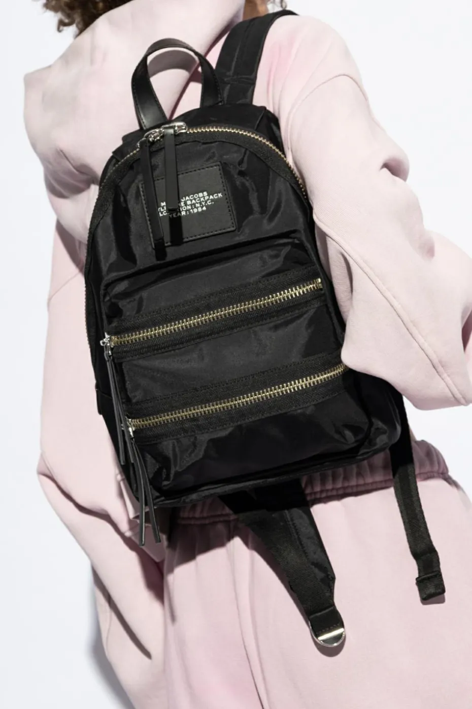 Marc Jacobs CZARNY Plecak ‘The Biker Medium’