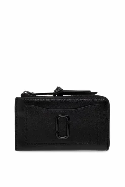 Marc Jacobs CZARNY Skórzany portfel