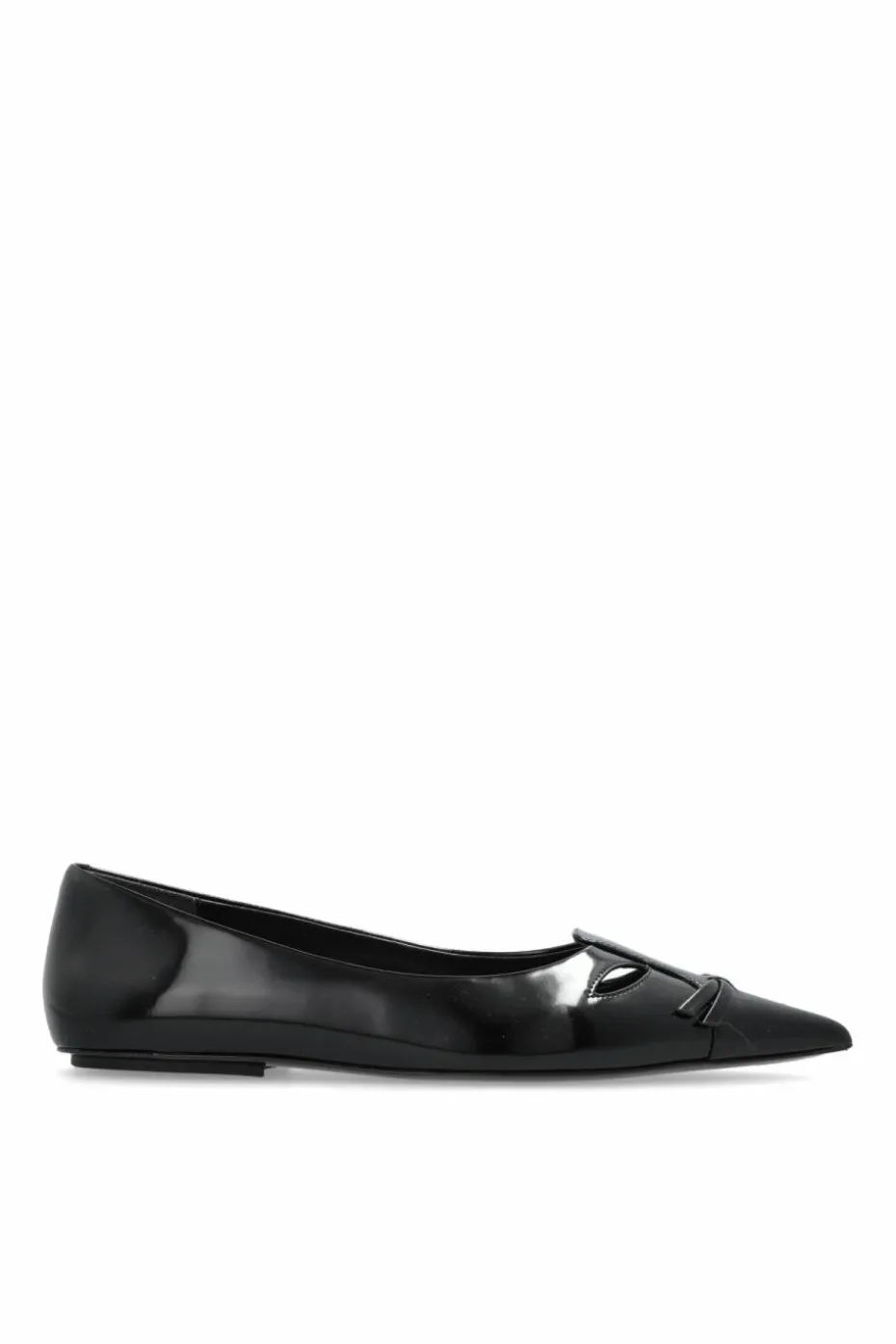 Marc Jacobs CZARNY Skórzane baleriny