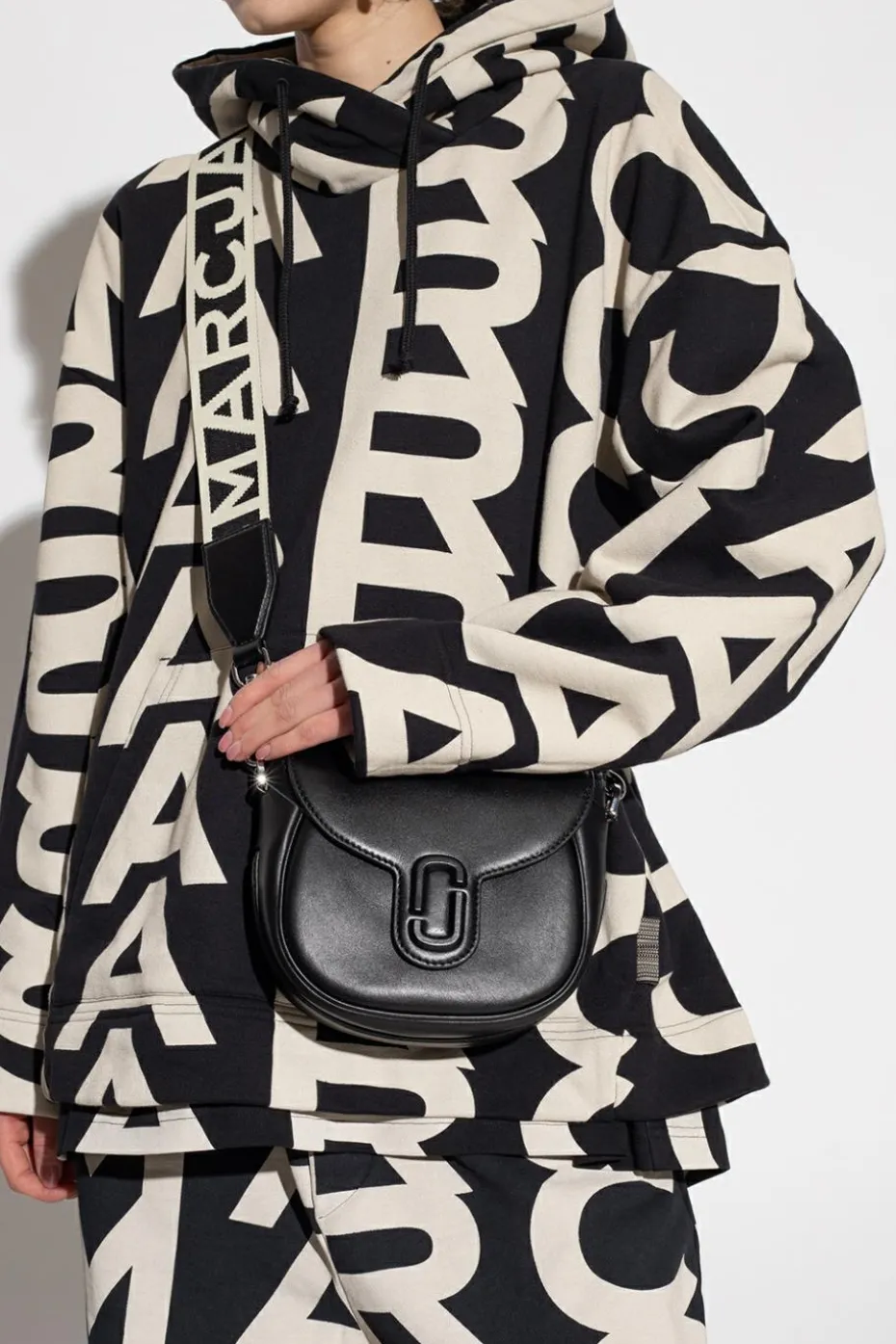 Marc Jacobs CZARNY Torba na ramię ‘The J Marc Small’