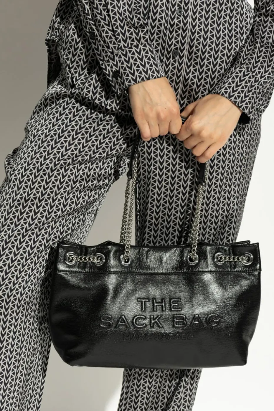 Marc Jacobs CZARNY Torba `The Sack Bag Small`