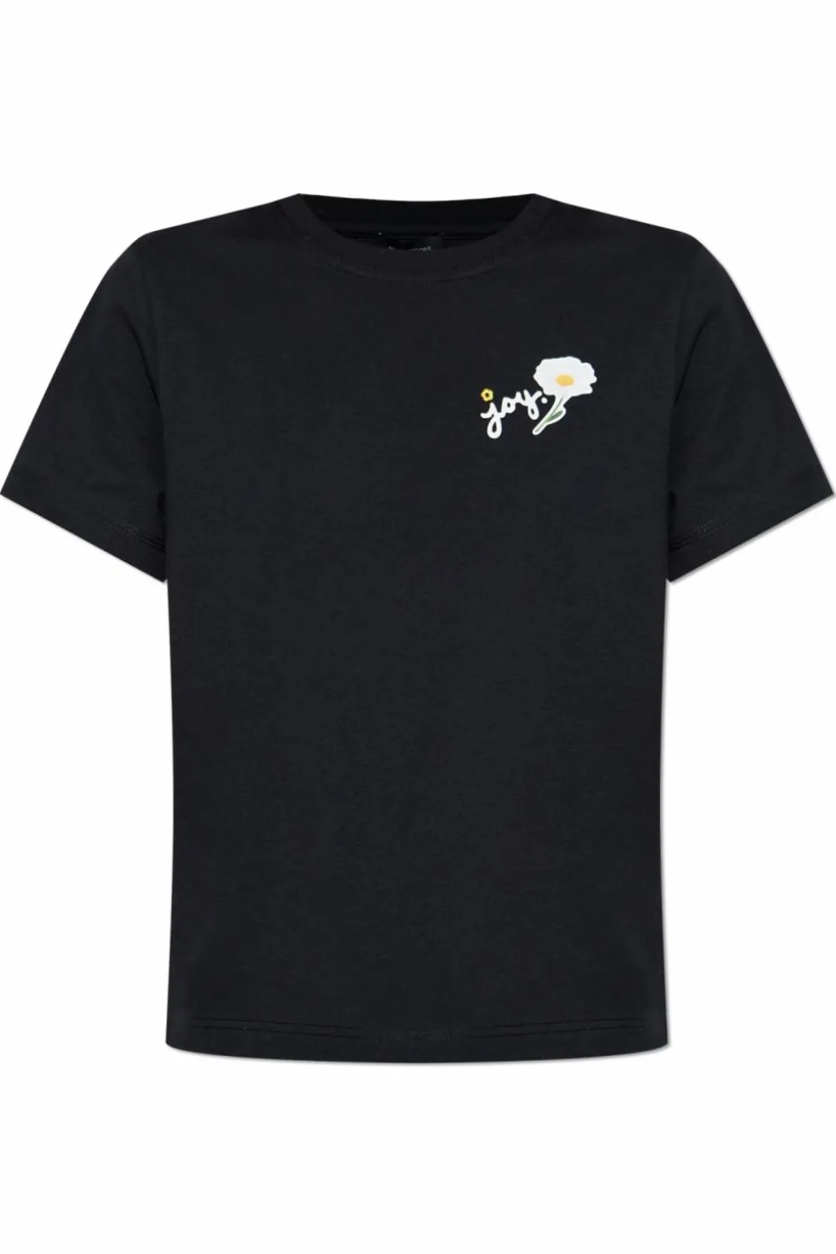 Marc Jacobs CZARNY T-shirt z nadrukiem