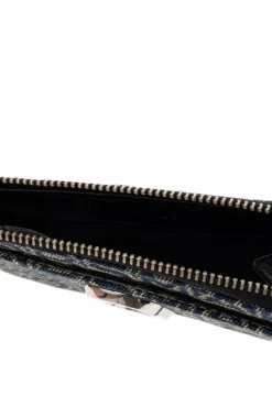 Marc Jacobs GRANATOWY Etui na karty z monogramem