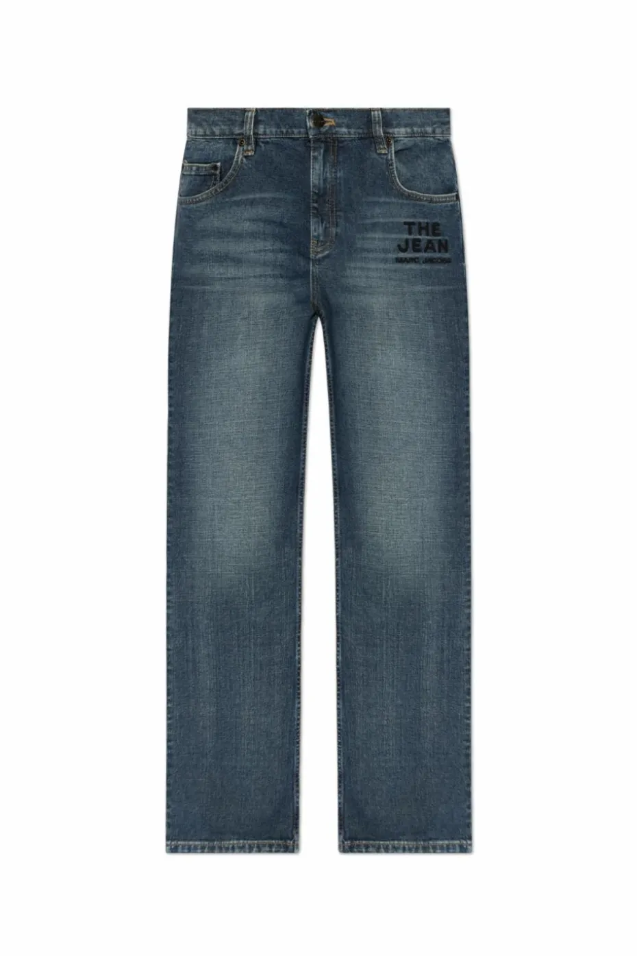 Marc Jacobs GRANATOWY Jeansy z logo