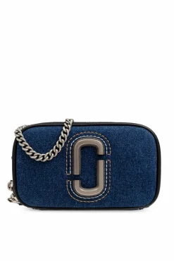 Marc Jacobs GRANATOWY Torba na ramię z logo