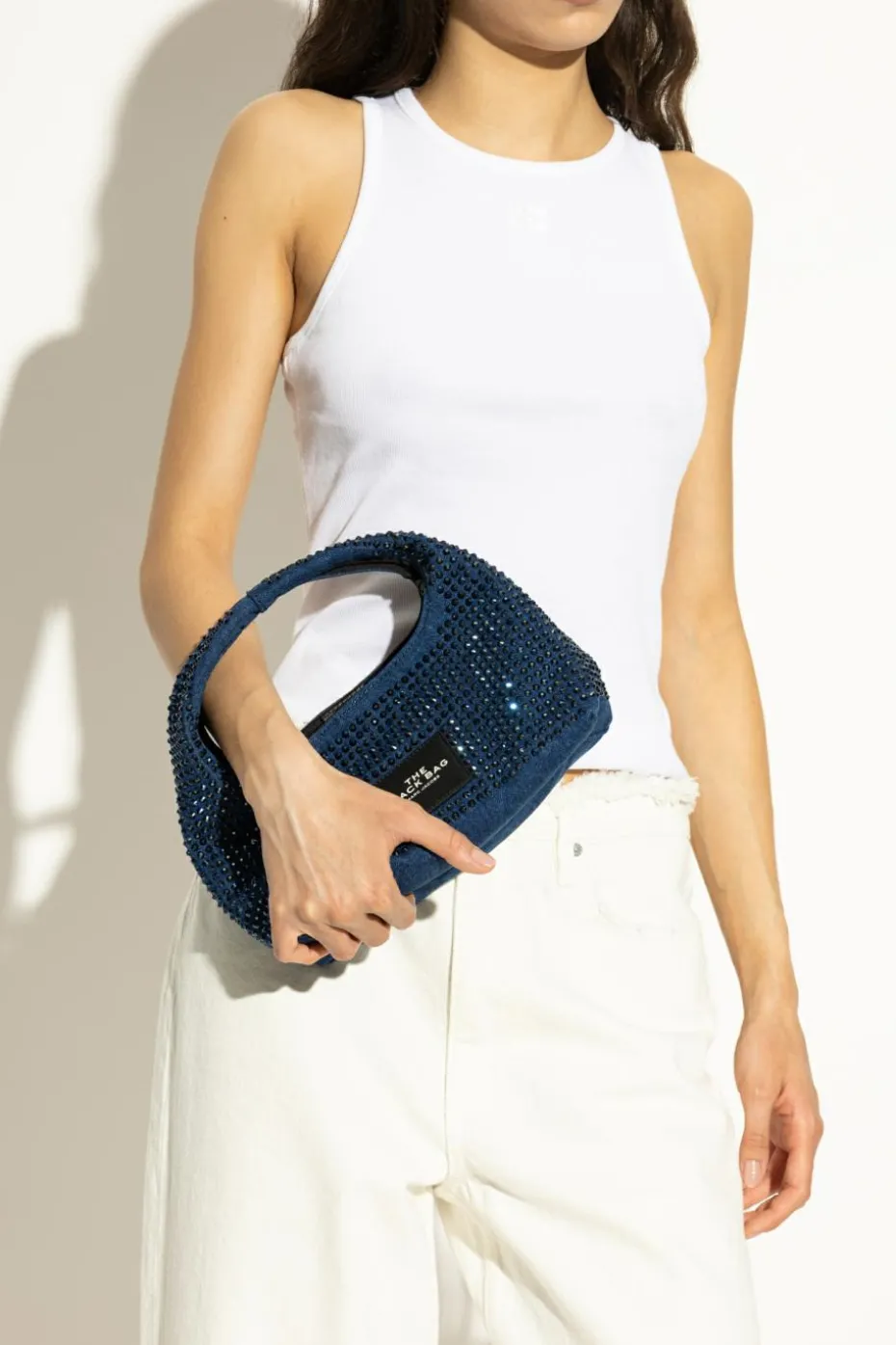 Marc Jacobs GRANATOWY Torba do ręki `The Sack Bag`