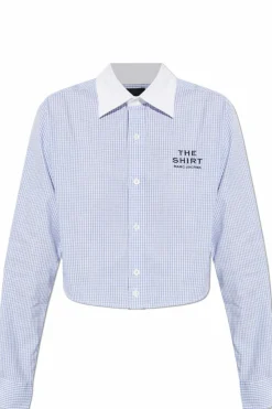 Marc Jacobs jasnoniebieski Koszula ze wzorem w kratę