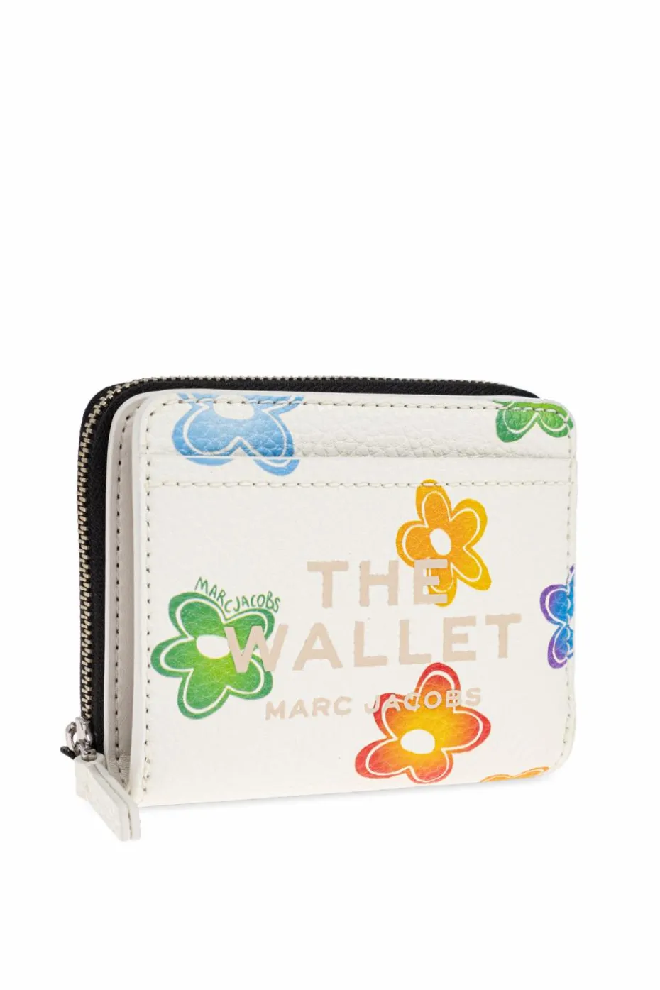 Marc Jacobs kremowy Portfel z logo
