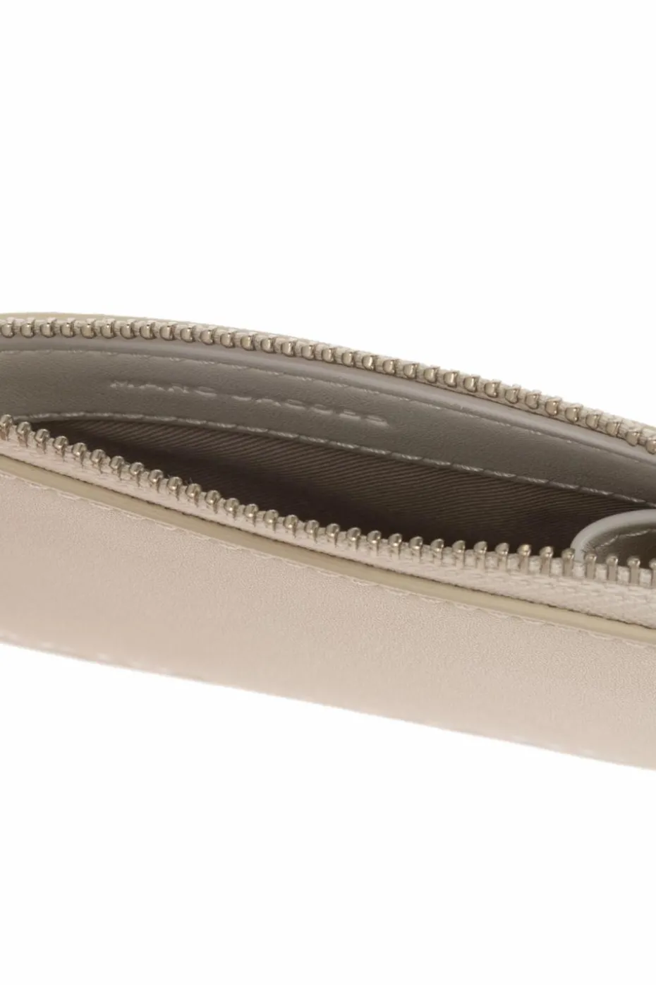 Marc Jacobs kremowy Skórzane etui z brelokiem