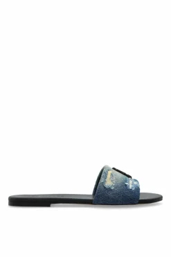 Marc Jacobs NIEBIESKI Klapki `The Snapshot`