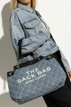 Marc Jacobs NIEBIESKI Torba na ramię `The Sack Bag Large`