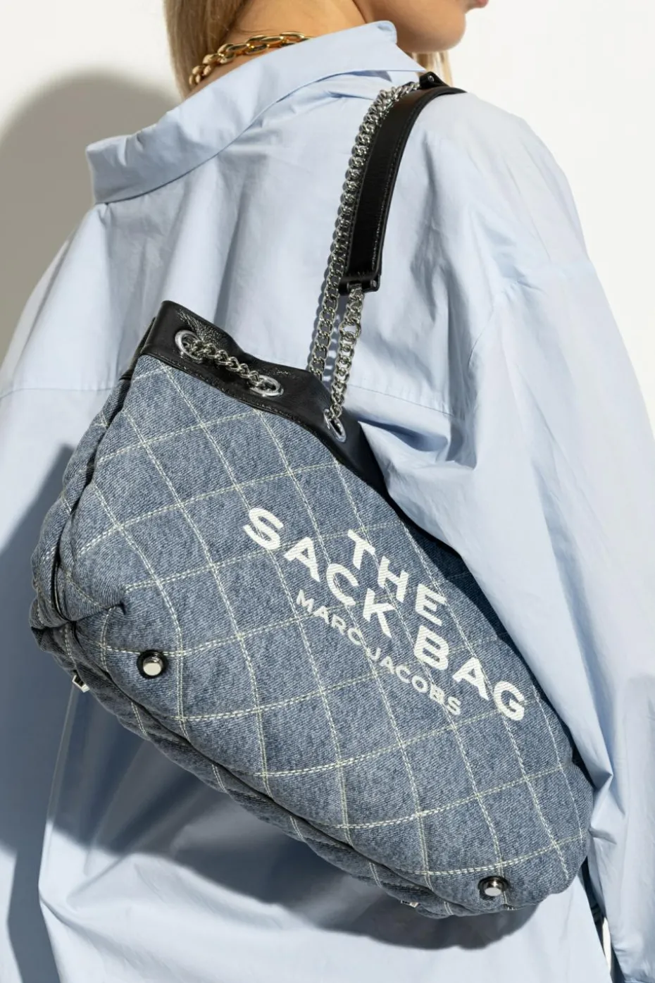 Marc Jacobs NIEBIESKI Torba 'The Sack Bag`