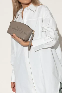 Marc Jacobs SZARY Kosmetyczka z logo