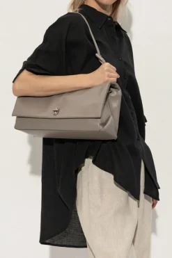 Marc Jacobs SZARY Torba na ramię `The Dual Large`