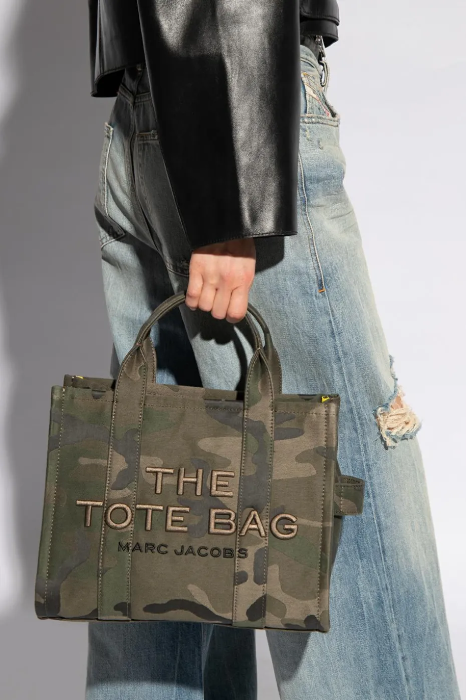 Marc Jacobs ZIELONY Torba ‘The Tote Medium’ typu ‘shopper’