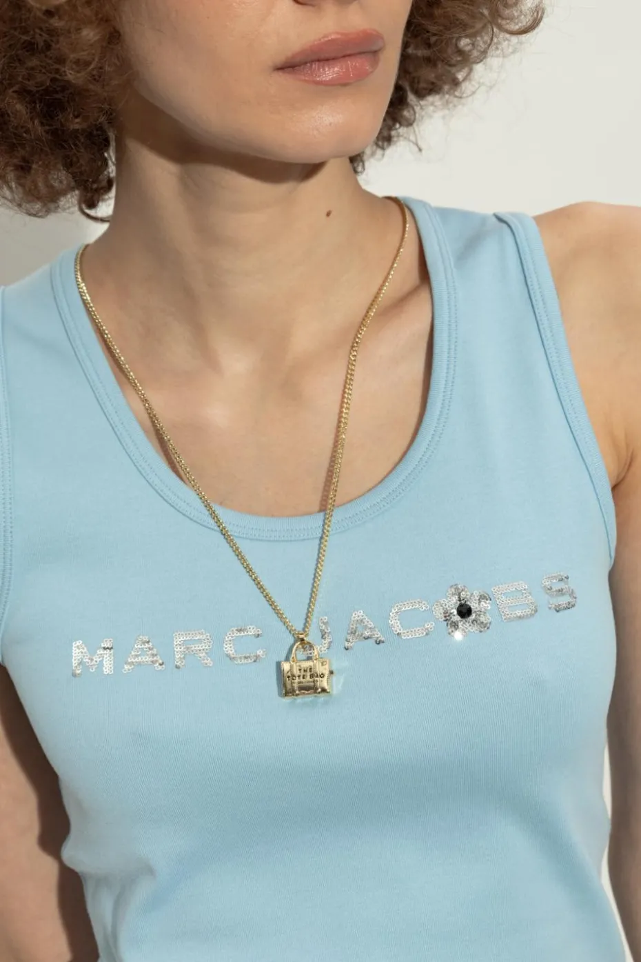 Marc Jacobs ZŁOTY Naszyjnik z zawieszką