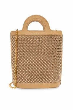 Marni beżowy Torba do ręki `Tropicalia Nano`