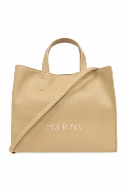 Marni beżowy Torba ‘Museo’ typu ‘shopper’