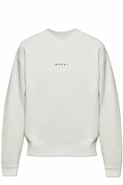 Marni BIAŁY Bluza z logo