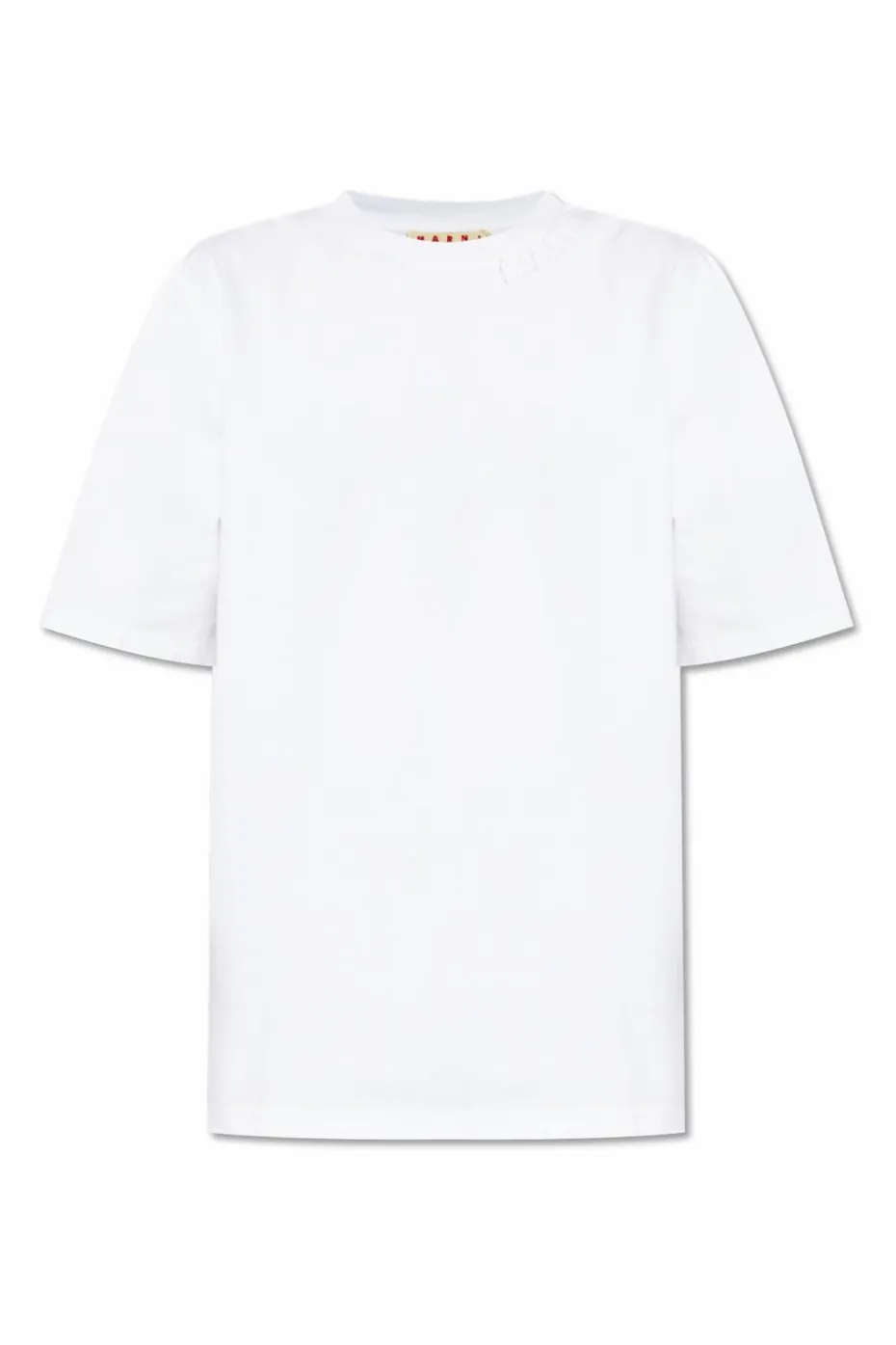 Marni BIAŁY T-shirt z logo