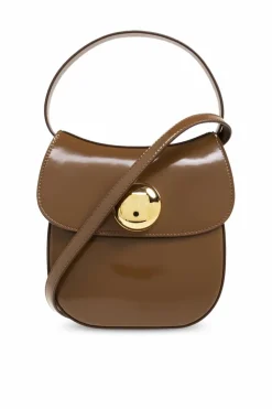 Marni BRĄZOWY Torba do ręki `Butterfly Small`