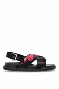 Marni CZARNY Skórzane buty