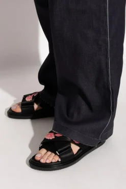 Marni CZARNY Skórzane buty
