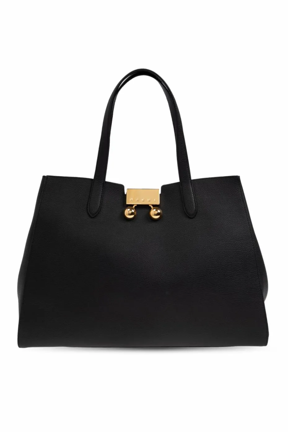 Marni CZARNY Torba ‘Trunkaroo Medium’ typu ‘shopper’