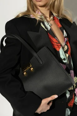Marni CZARNY Torba `Trunkaroo` typu `shopper`