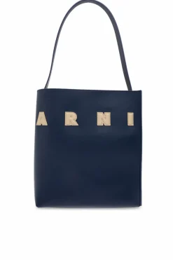 Marni GRANATOWY Torba typu `shopper`