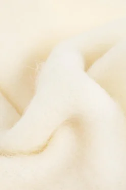 Marni kremowy Szalik z logo