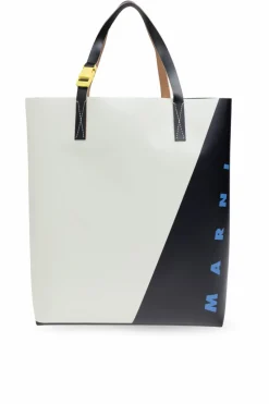 Marni kremowy Torba typu `shopper`