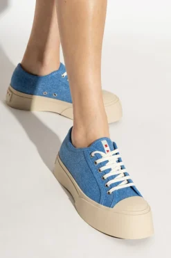 Marni NIEBIESKI Buty sportowe na platformie