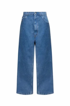 Marni NIEBIESKI Jeansy z logo
