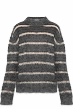 Marni SZARY Moherowy sweter