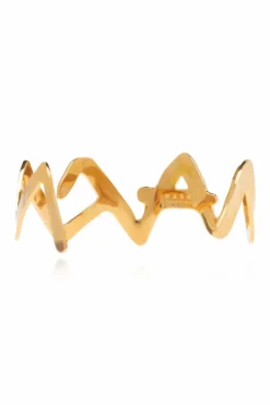 Marni ZŁOTY Mosiężny choker