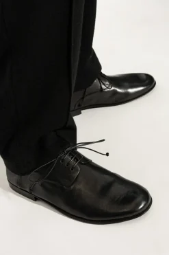 Marsell CZARNY Skórzane buty