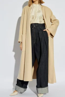Max Mara beżowy Płaszcz `Vezzose`
