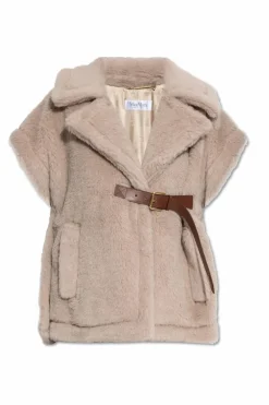 Max Mara beżowy Ponczo`Newabavo`