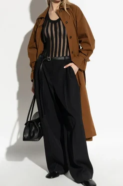 Max Mara BRĄZOWY Płaszcz 'Epoche`