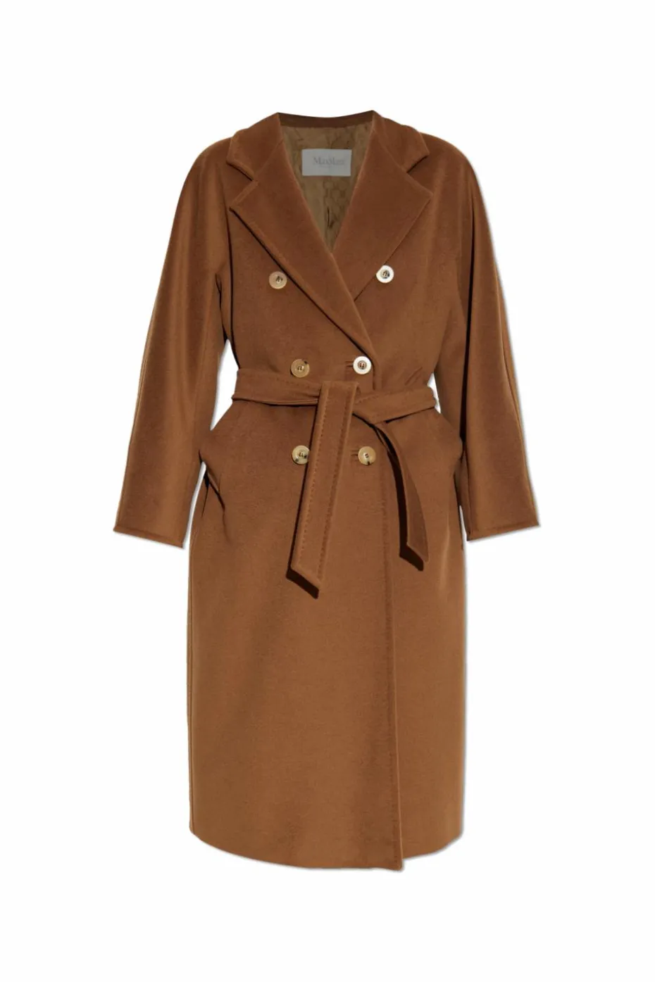 Max Mara BRĄZOWY Płaszcz `Madame`