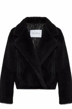 Max Mara CZARNY Futro `Oggeri`