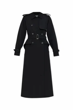 Max Mara CZARNY Trencz `Flavino`