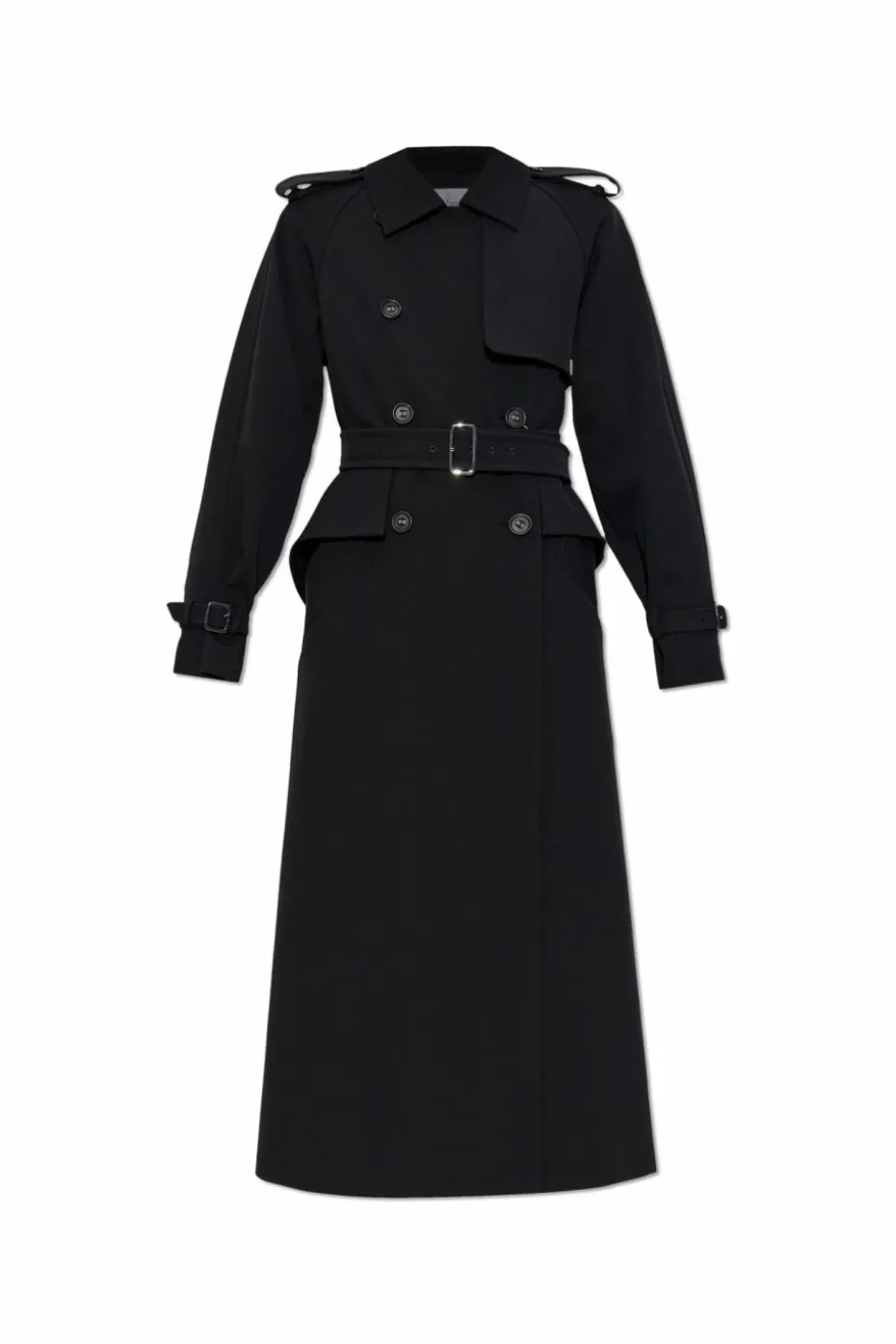 Max Mara CZARNY Trencz `Flavino`
